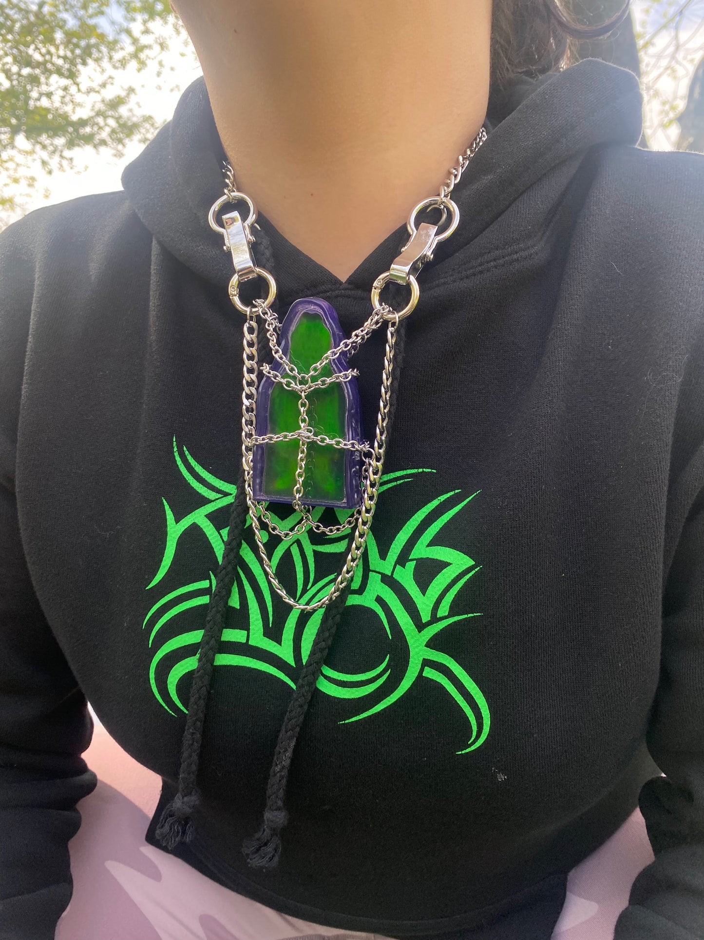 The Bat Person Trapped Soul Pendant