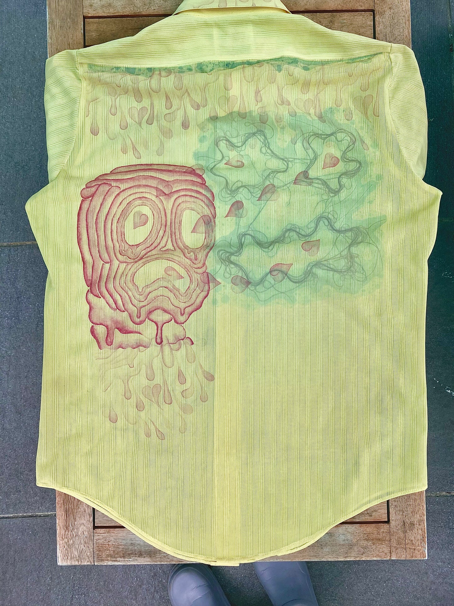 Erratic Friends Short Sleeve Button Up